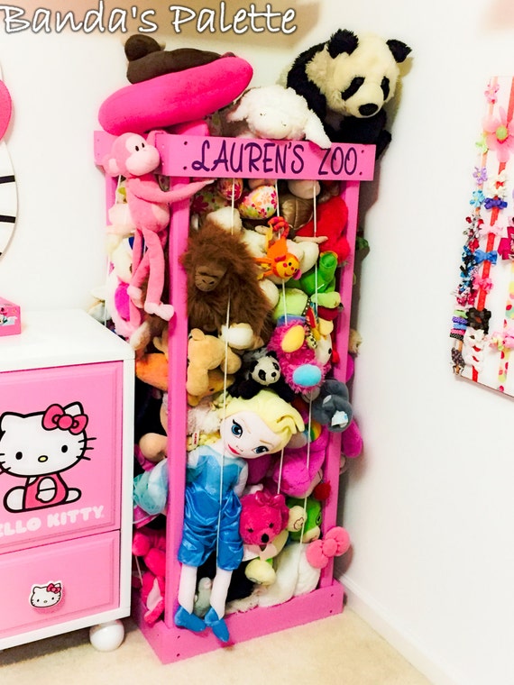 Stuffed Animal Zoo, Stuffed Animal Storage, Toy Storage, Stuffed