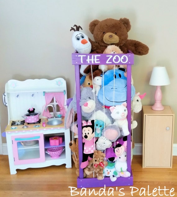 zoo stuffed animal holder