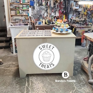 Customizable Sweet Cart, Dessert Vendor, Cupcake Stand, Tradeshow Cart, Dessert Cart, Wedding Bar, Company Events, Charcuterie Cart Business