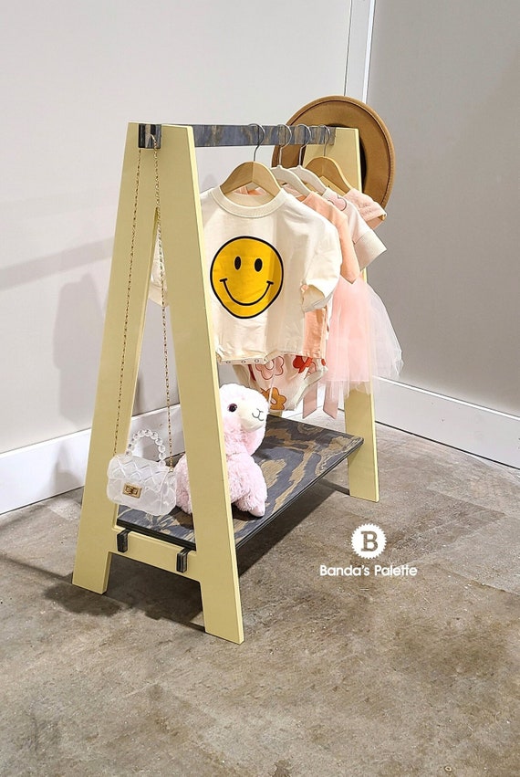 Kids Clothing Rack, Dress Up Storage, Montessori Furniture, Hero Up, Closet, Montessori Rack, Children's Wardrobe , Clothing Rack, Dress Up