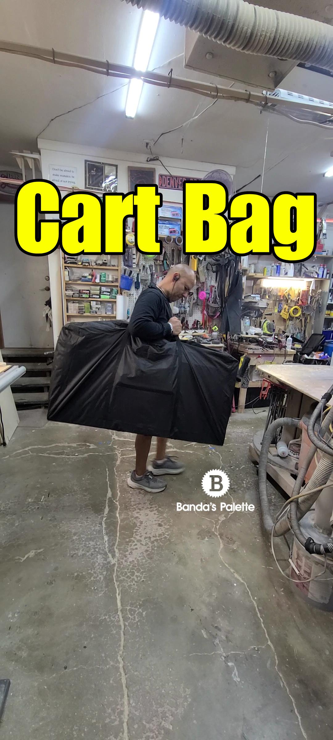 Sac chariot, Sac chariot de charcuterie, Étui de transport pour chariot, Sac chariot de vendeur de BandasPalette.com