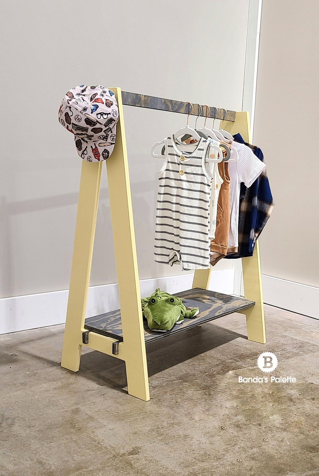 Dressing Up Rack Wooden Clothing Rack, Dress up Storage, Hero Up, Closet, Montessori ...