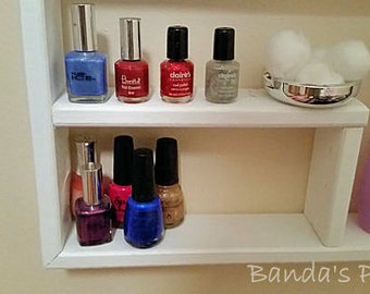 Wood Nail Polish Holder Organizer