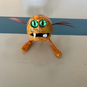 Little orange monster handmade
