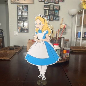 Alice in wonderland birthday centerpiece 16 inches tall image 7