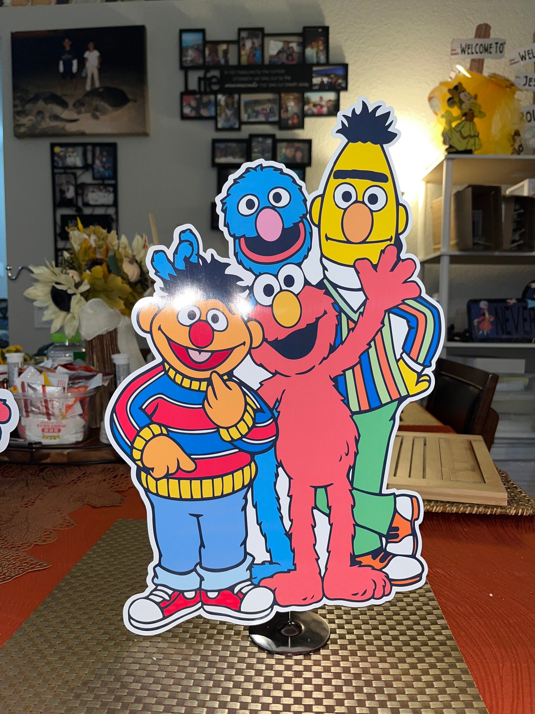 Character cutout birthday centerpiece 16 inches tall
