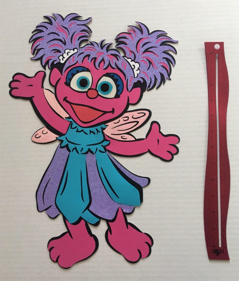 16 Inches Tall Abby Cadabby From Sesame Street Birthday Etsy