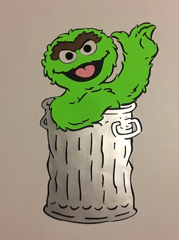 20 Inches Tall Oscar The Grouch From Sesame Street Birthday Etsy