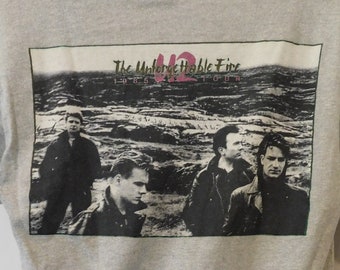 U2 The Unforgettable Fire, U2 concert tour t-shirt, 1985