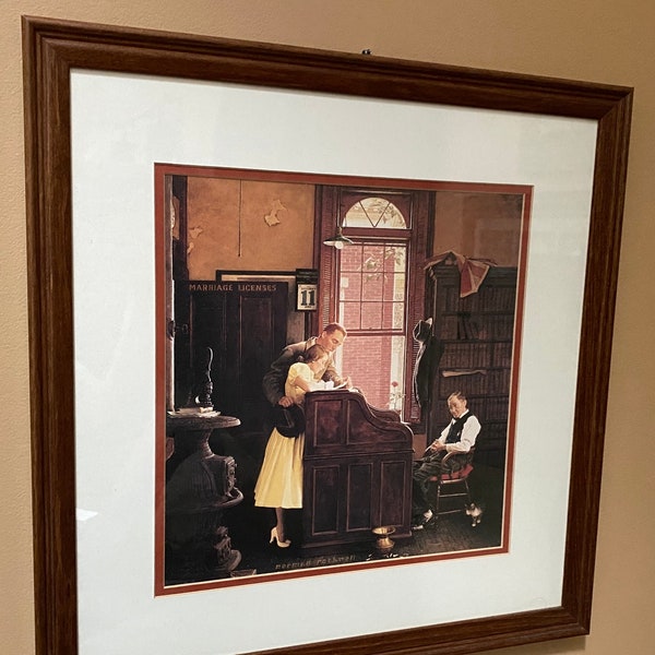 Norman Rockwell Framed Prints Etsy