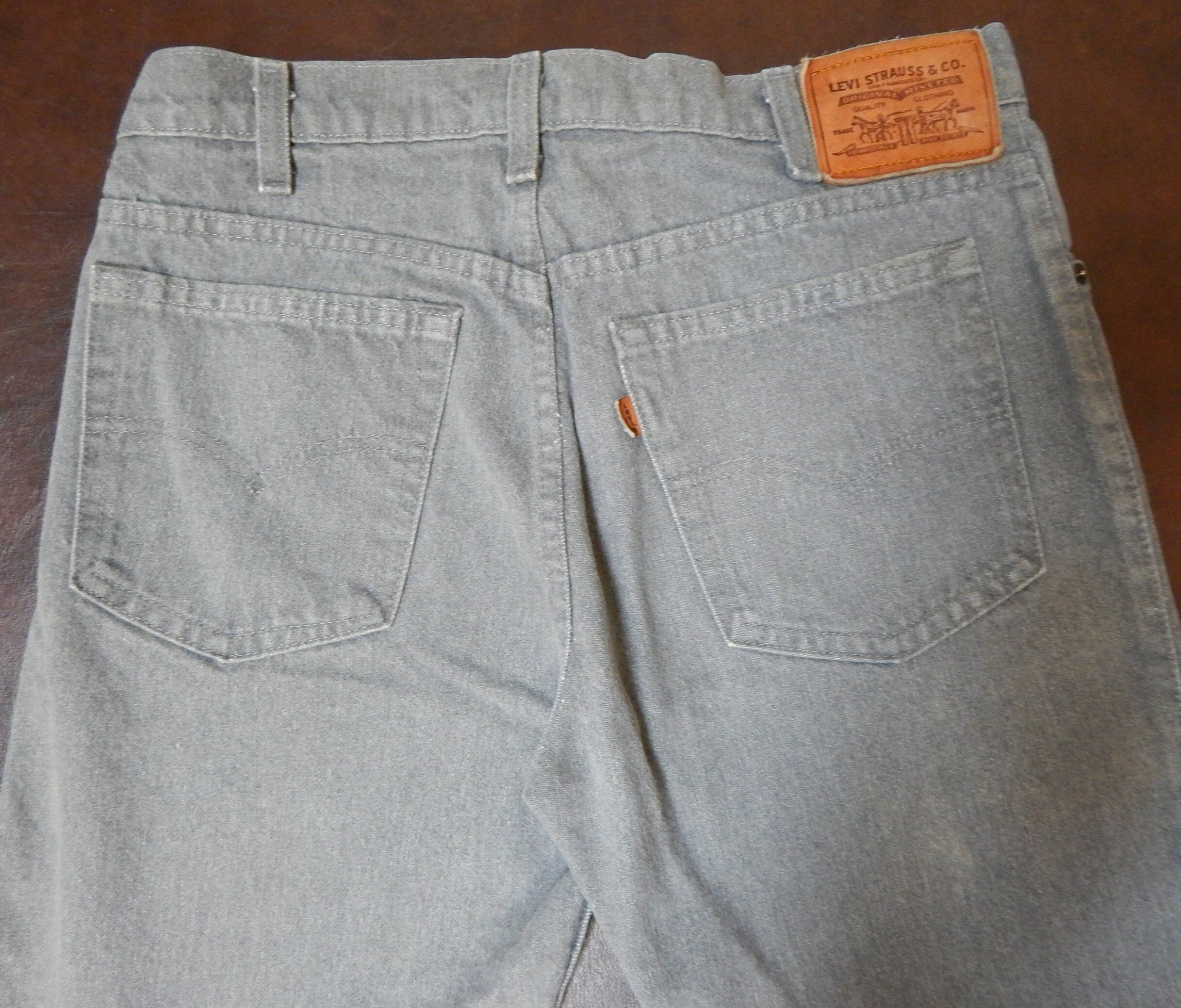 80s Levi Men's Jeans With Leather Tab, Two-horse, Levi's for 80s Levi Men's Jeans With Leather Tab, Two-horse, Levi's for