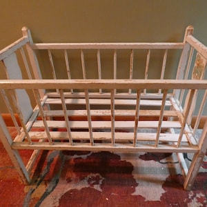 Vintage Doll Crib Etsy
