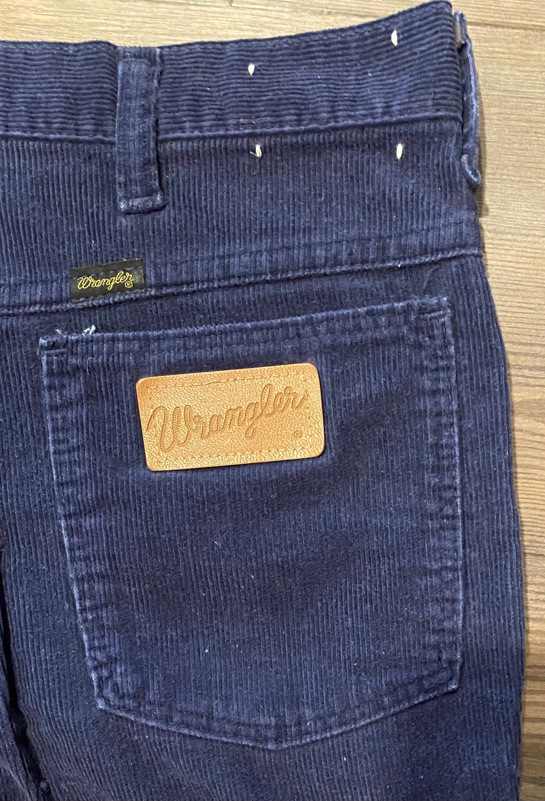 70s Wrangler Husky Boys Cords Hem Pants Navy Blue Size 18 - Etsy Finland