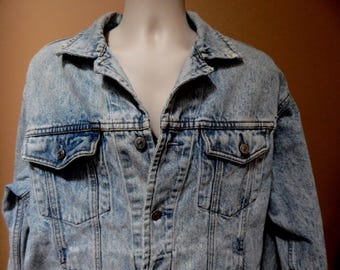 Vintage 80s Gap Denim Jacket - Etsy
