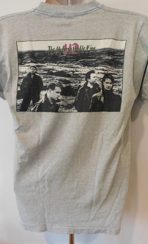 U2 The Unforgettable Fire, U2 concert tour t-shirt