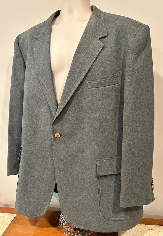 90s Sears men's gray 2 pc suit, The Classic Collec