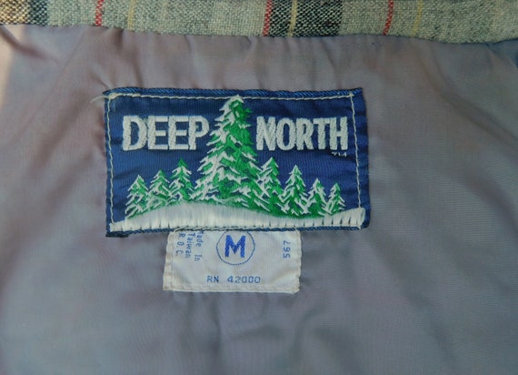 80s Deep North jacket, wool, plaid flannel shirt … - image 5