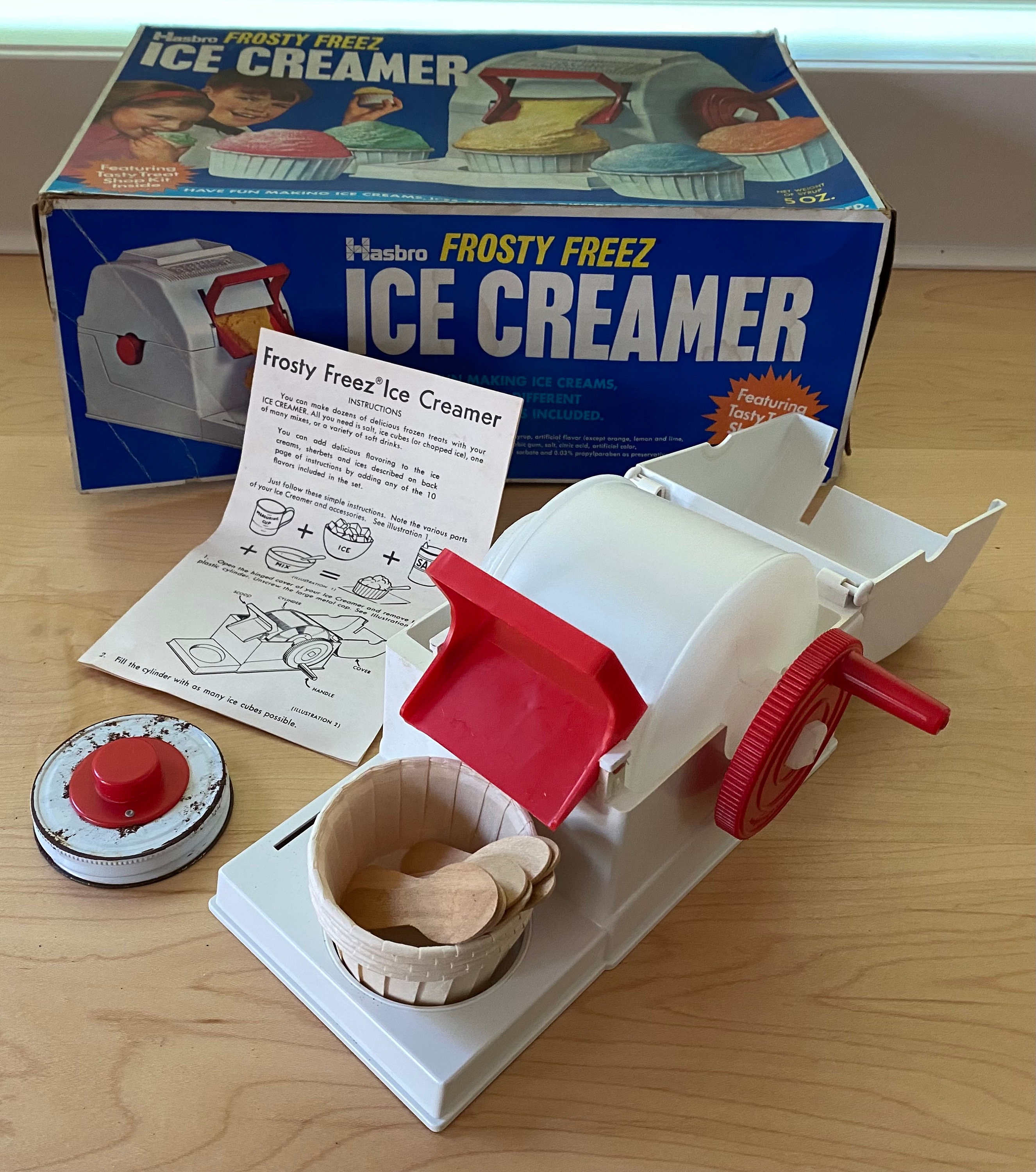 Ice Cream Machine Tyco 3 Minute Ice Cream Machine 1990 Making Ice Cream Kids  Ice Cream Machine Kids in Kitchen Gift Daysgonebytreasures 