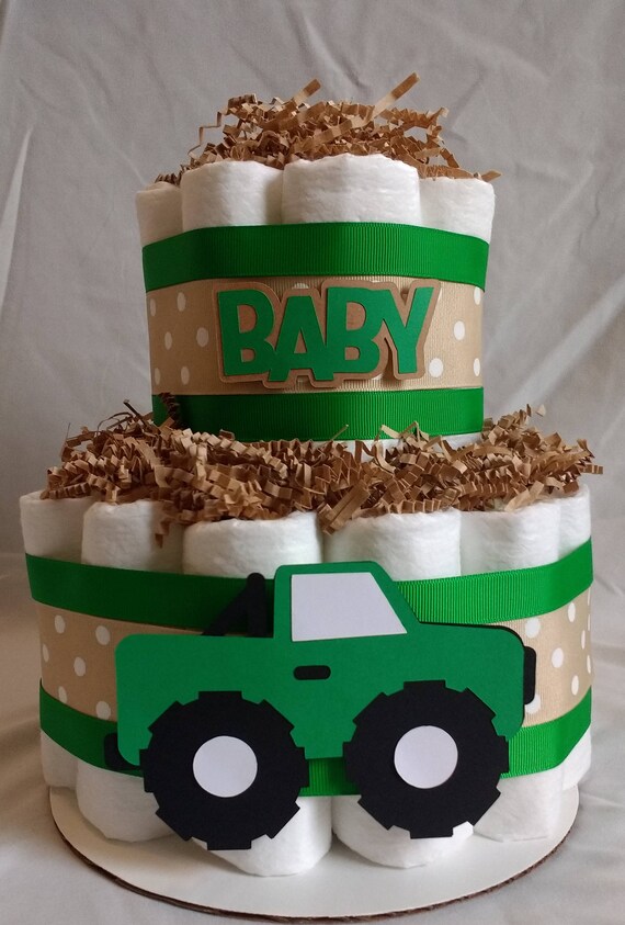 tonka truck baby shower decorations