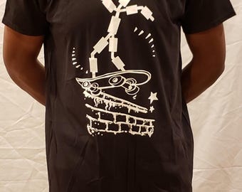 Robotic Skateboarder T-Shirt – Original Art by John Sweeney | Skater Graphic Tee for Men & Women