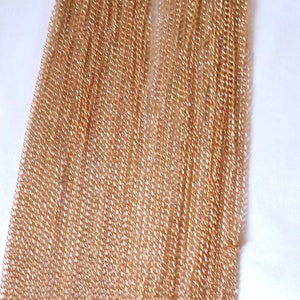 Collar babero llamativo, gargantilla de múltiples hilos con cadena de eslabones en cascada para mujer, 40 x 50 cm, ideal como regalo de boda o cumpleaños.