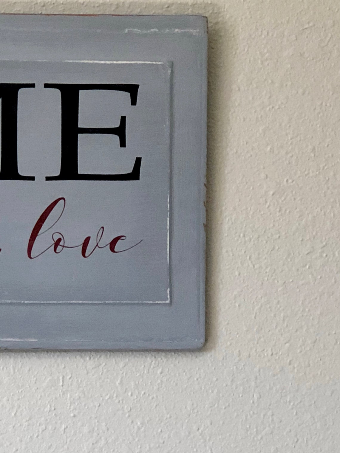 Hause leben lachen lieben Zeichen Schild aus Holz | Etsy