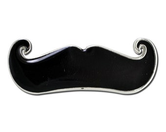 Épinglette moustache