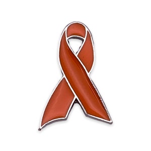 Orange Awareness RIbbon Lapel Pin