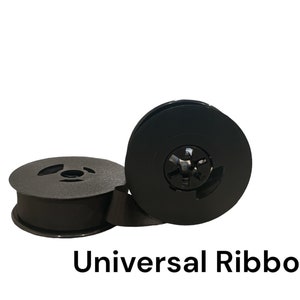 Universal Typewriter Ink Ribbon With Spools – Fits Smith Corona, Royal ...