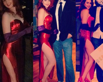 Jessica Rabbit Kleid Etsy