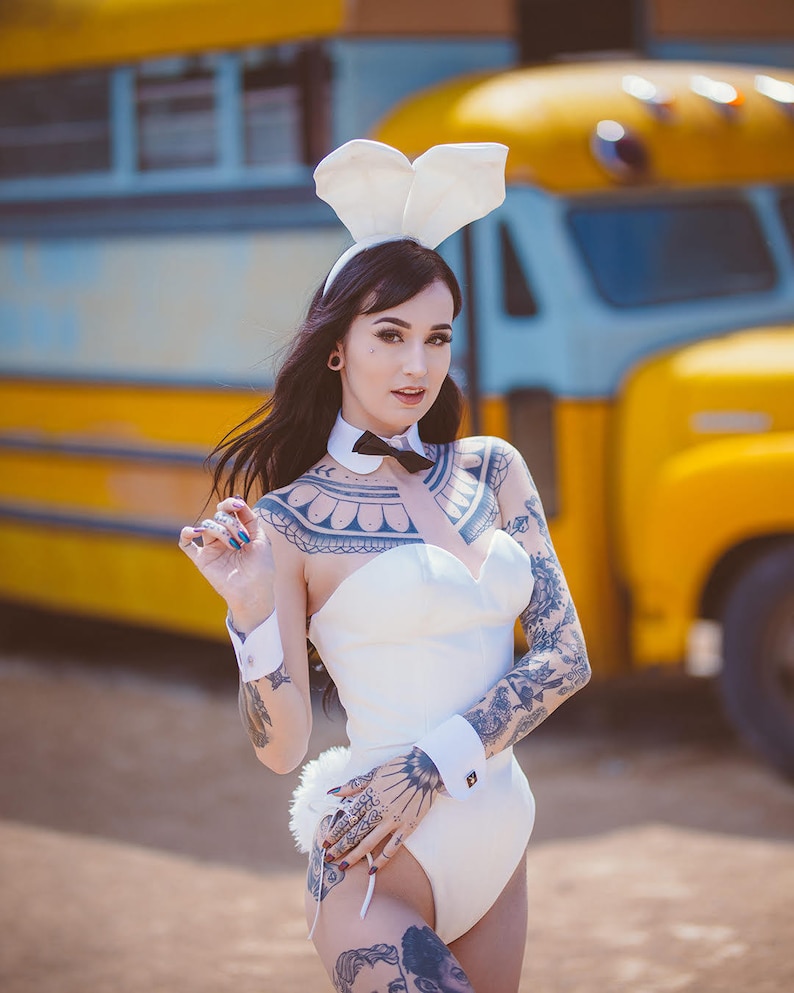 Playboy bunny costume Bunny costume Cosplay Bodysuit ...