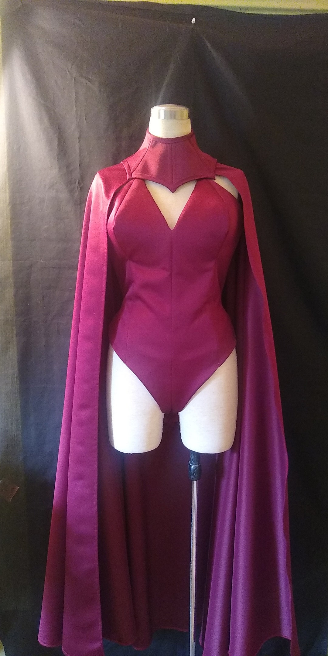 Scarlet Costume Cloak Witch Bodysuit Custom Bunny Suit Anime Costume