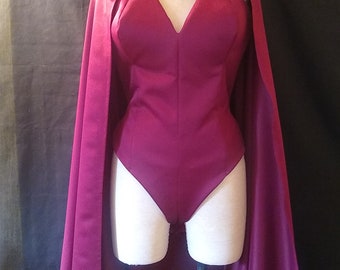 Custom Cloak and Bodysuit Custom Bunny Suit Anime Costume Cosplay Costume Anime Burlesque Stage Dance