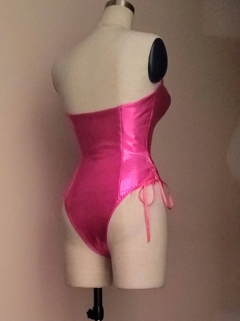 Playboy Bunny Suit Custom Bodysuit Stretch Bunny Suit Costume Etsy