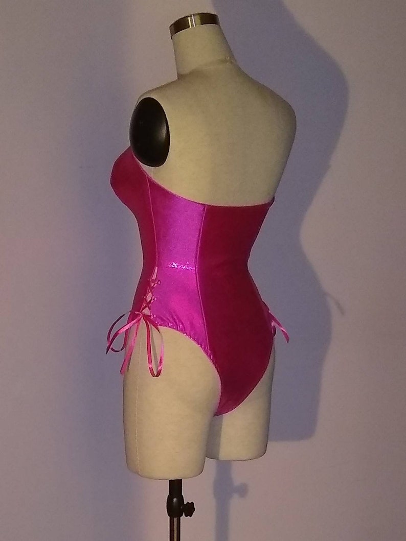 Playboy Bunny Suit Princess Peach Custom Bodysuit Stretch Etsy