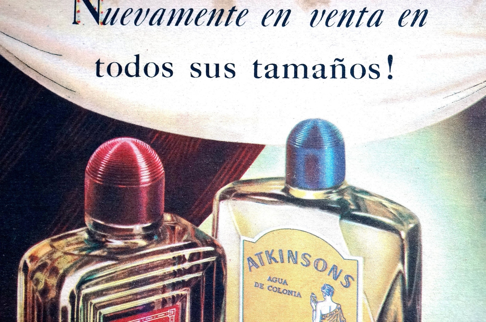 Spanish Perfume Advertising 1945 ATKINSONS Cologne LOCION Etsy
