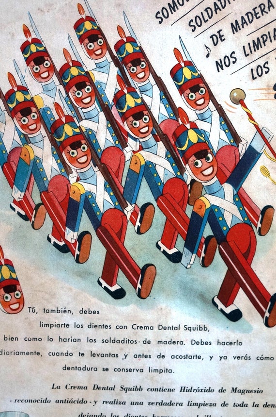 Spanish Ad 1945 SQUIBB TOOTHPASTE DENTIST Gift Dental Graduate | Etsy