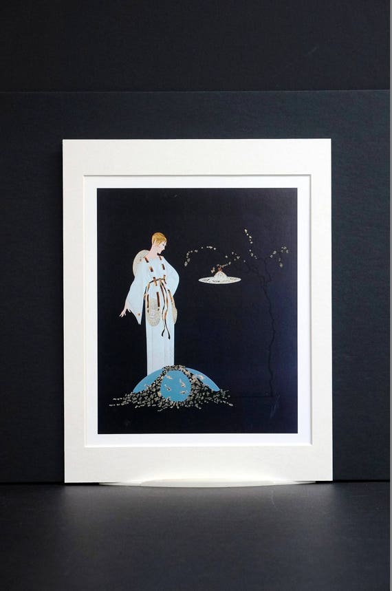 エルテ　ERTE ムーンガーデン　106/300 シルクスクリーンアート エルテ ERTE ムーンガーデン 106/300 シルクスクリーンアート