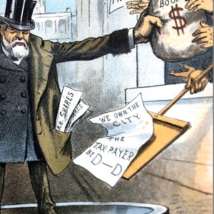 Jay Gould 1886 Street RAILROAD STOCK Market MONOPOLY Wall Street ...