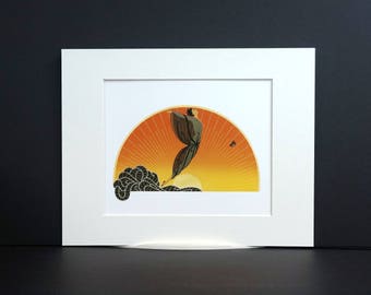 Erte 【Sunrise 】1992  lithograph60限定 Erte 【Sunrise 】1992 lithograph60限定