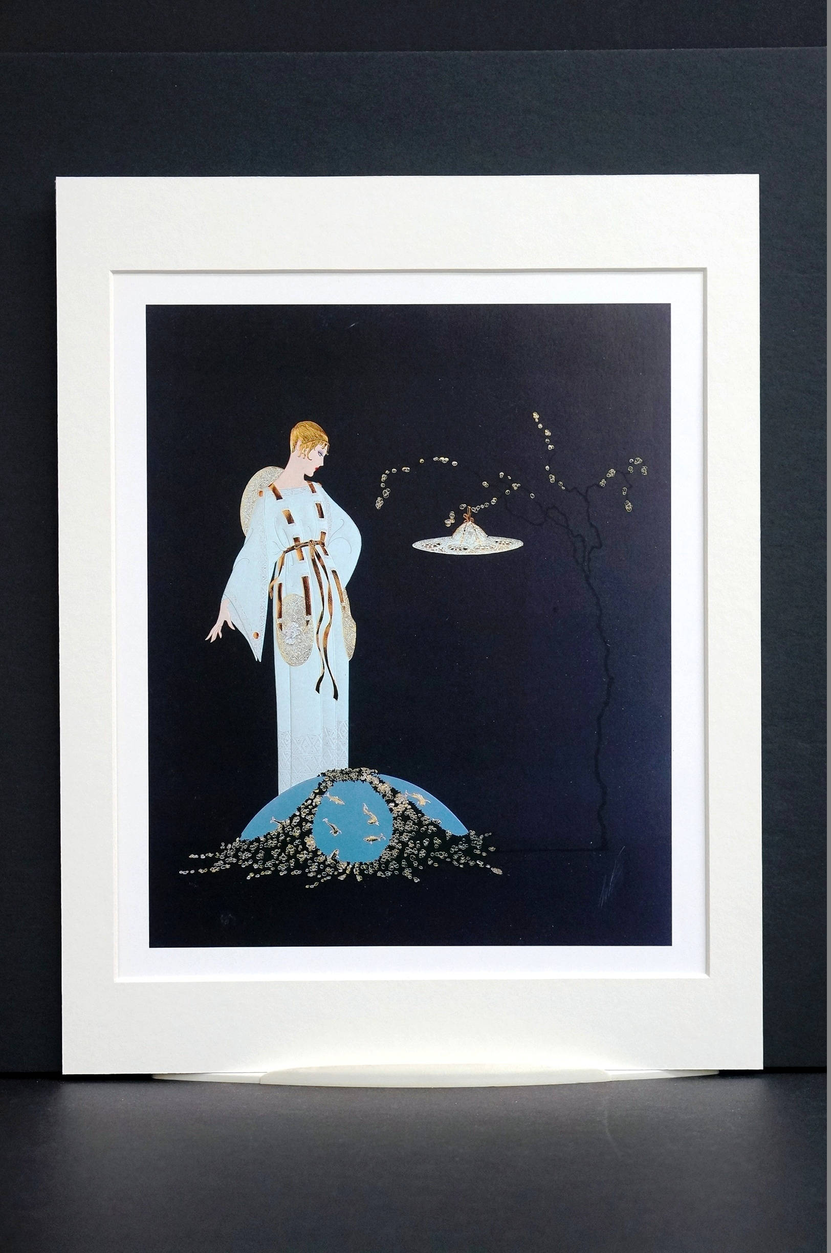 エルテ　ERTE ムーンガーデン　106/300 シルクスクリーンアート エルテ ERTE ムーンガーデン 106/300 シルクスクリーンアート