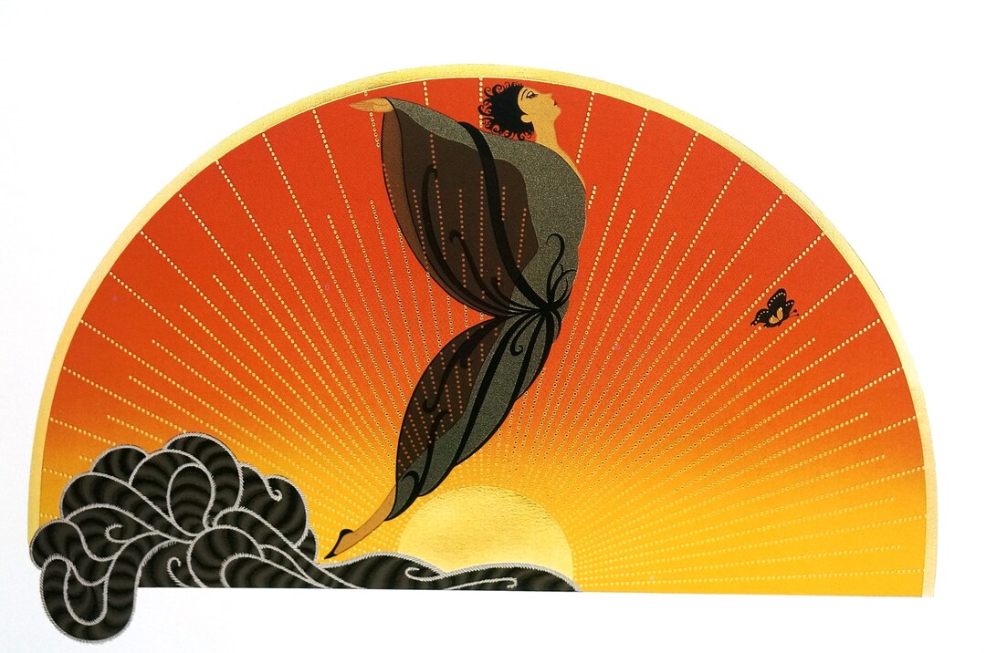 Erte 【Sunrise 】1992  lithograph60限定 Erte 【Sunrise 】1992 lithograph60限定