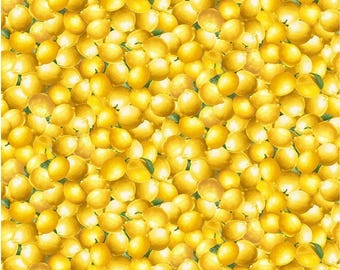 Yd Packed Lemons Lemon - Limoncello Collection for Timeless Treasures - sold by the YARD 044