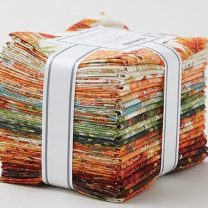 Sweet Pumpkin Spice 24-Piece Fat Quarter Collection for Robert Kaufman