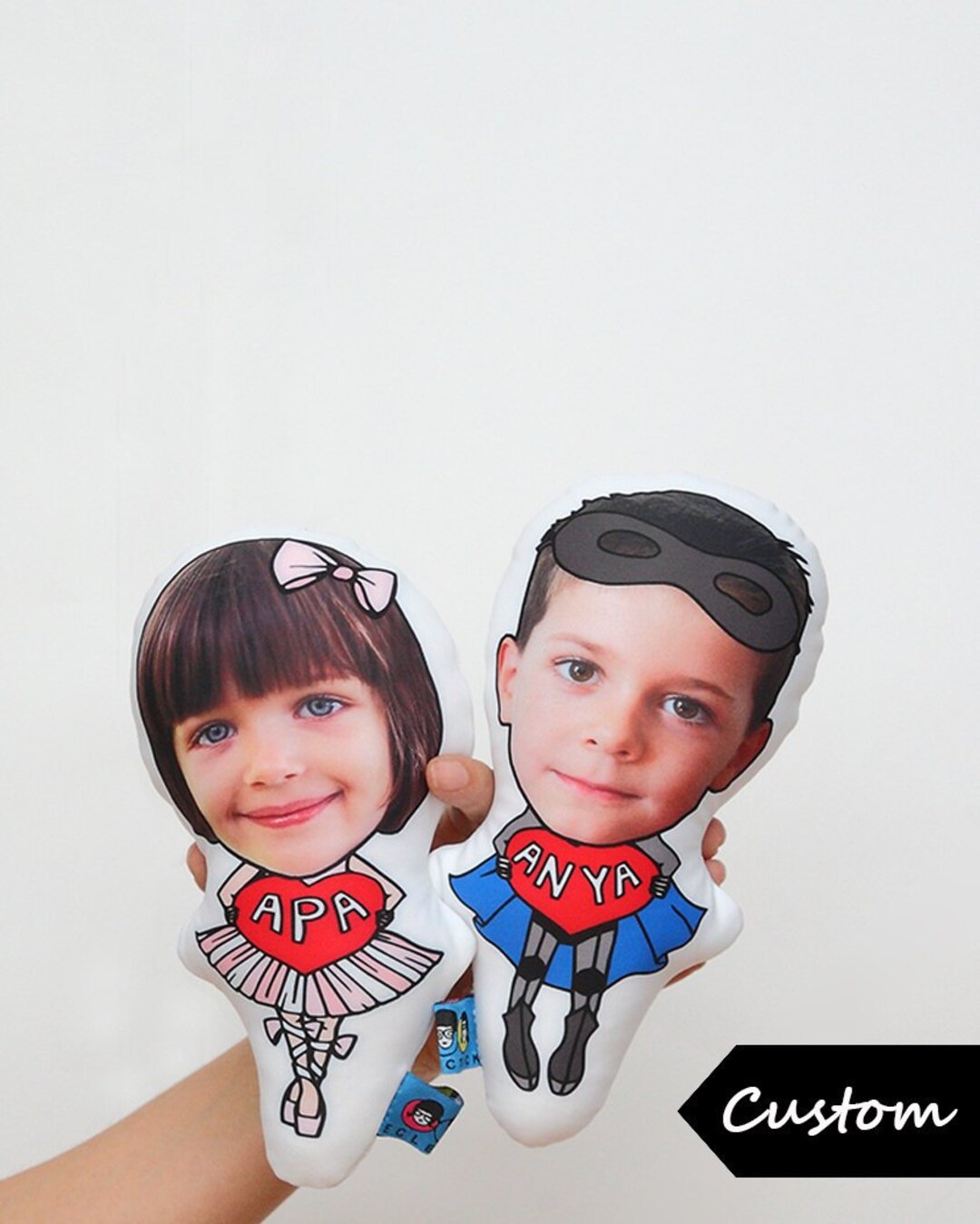 Selfie Doll Made by Photo Children Portrait Present Son and Etsy