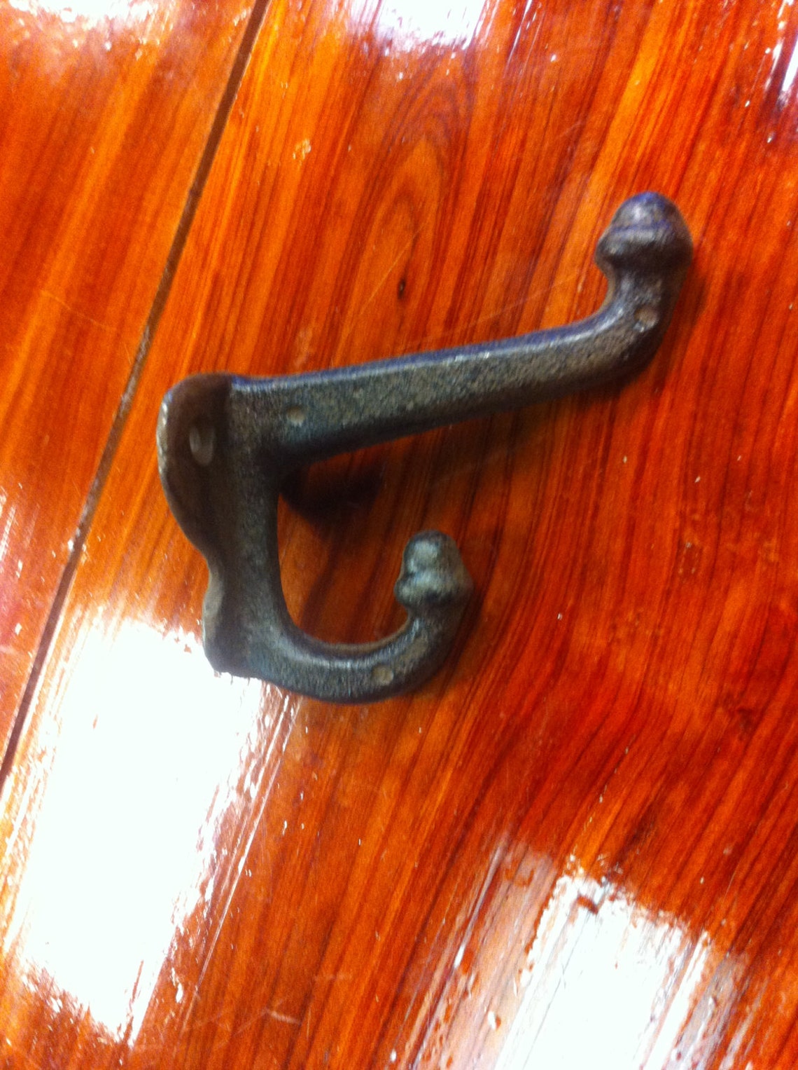 Cast Iron Double Hook for Crafting Decorating Organizing Etsy