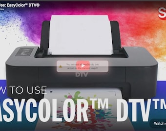 Direct to Vinyl Siser Inkjet Printable for DIY T-Shirts LOCAL PICKUP and Shipping