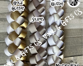 Homecoming Mum Pre-Made Military Braid 36" long  FREE SHIPPING
