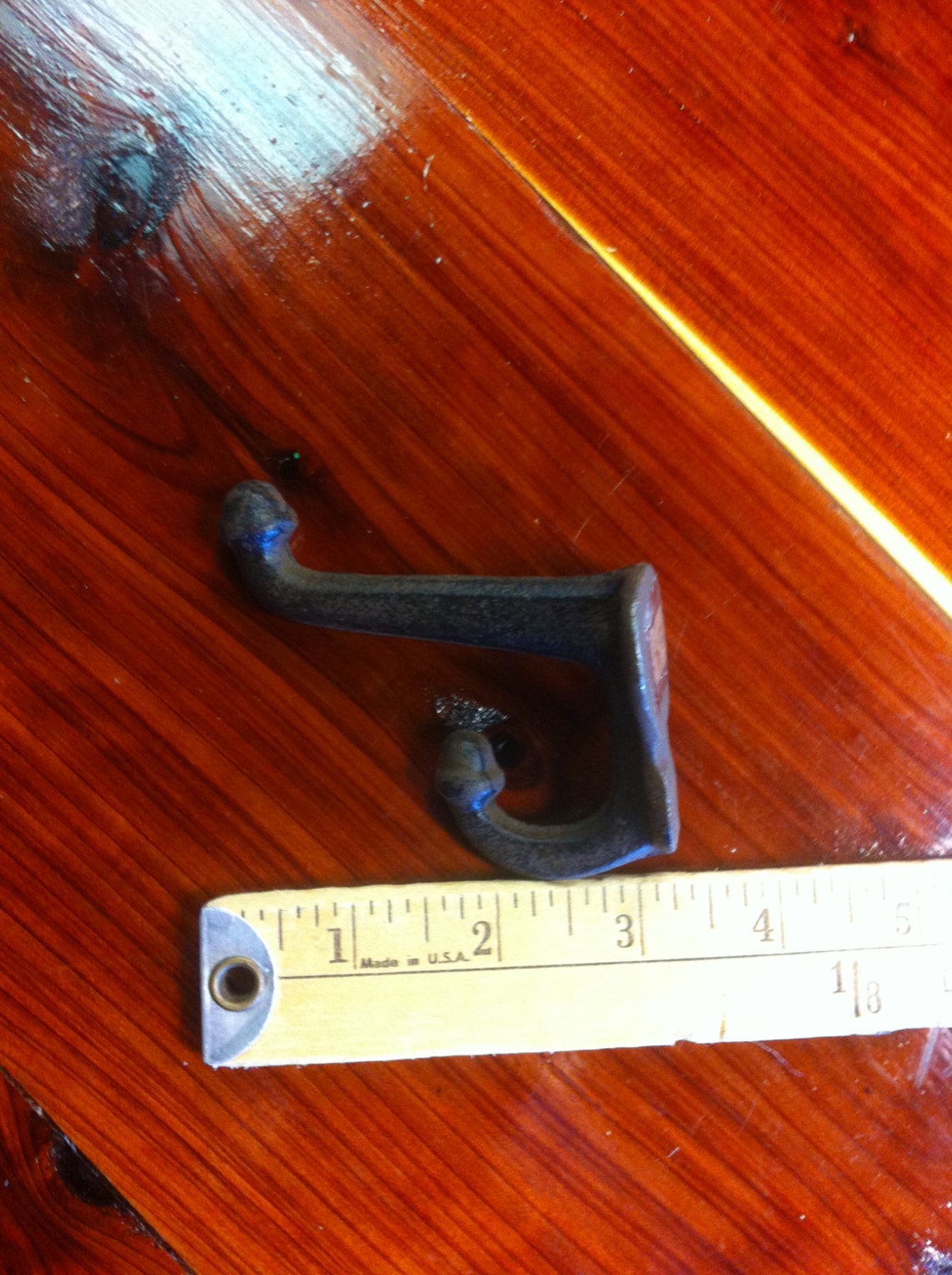 Cast Iron Double Hook for Crafting Decorating Organizing Etsy