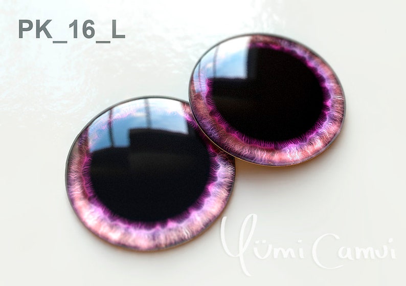 Custom Glass perfect fit eyechips by Yumi Camui Blythe Eye chips